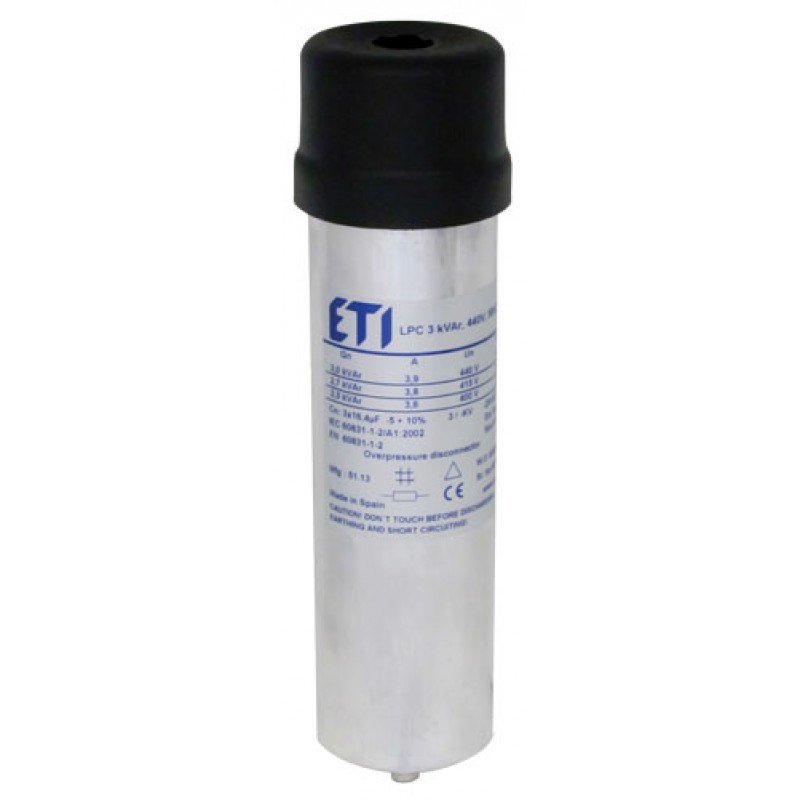 Конденсатор LPC 2.5 kVAr, 480V, 50HZ 004656730