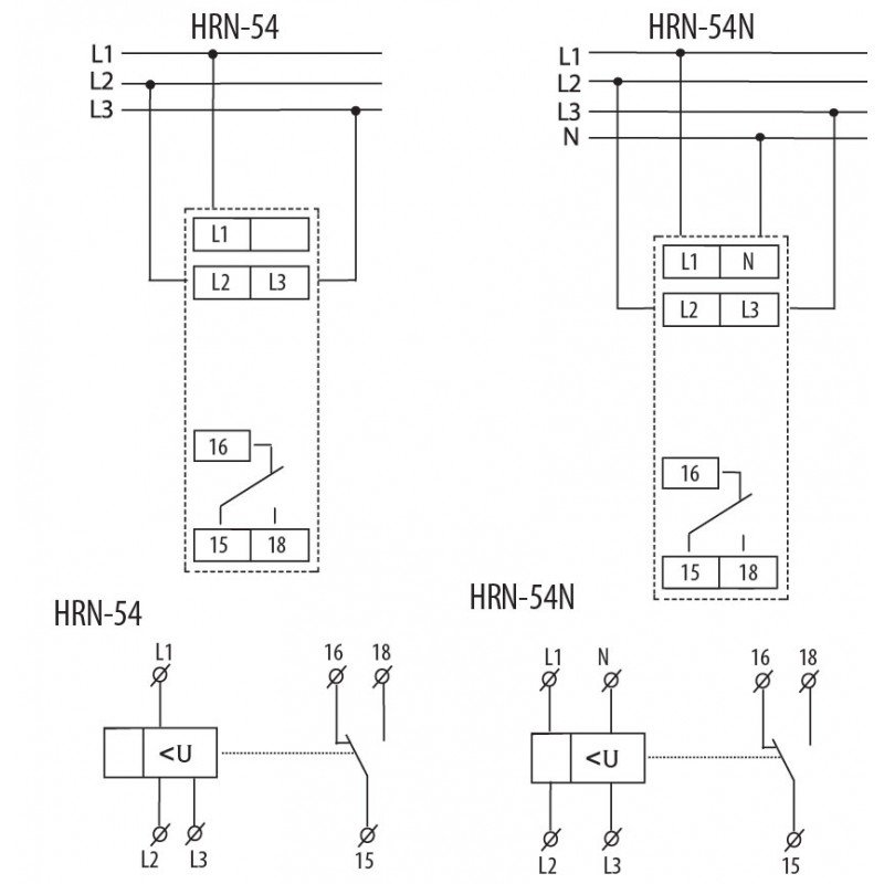 Реле контролю HRN-54 002471416
