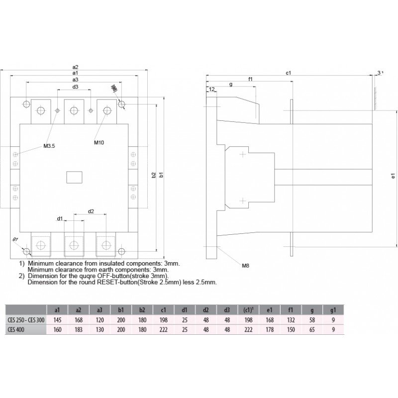 Контактор CES 400.22-230V-50/60Hz 004646573