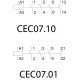 Контактор мініатюрний CEC07.01-110V-50/60HZ 004641059