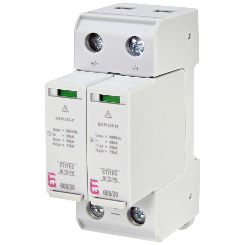 Обмежувач перенапруги ETITEC M T2 PV 600/20 002440620