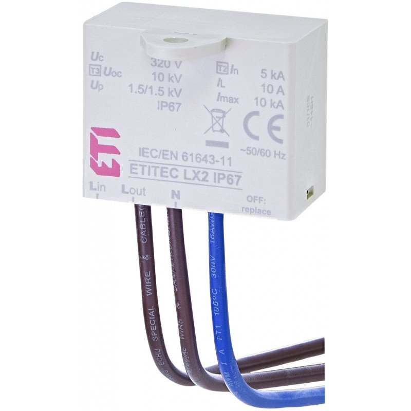 Обмежувач перенапруги ETITEC LX2 IP67 002442984