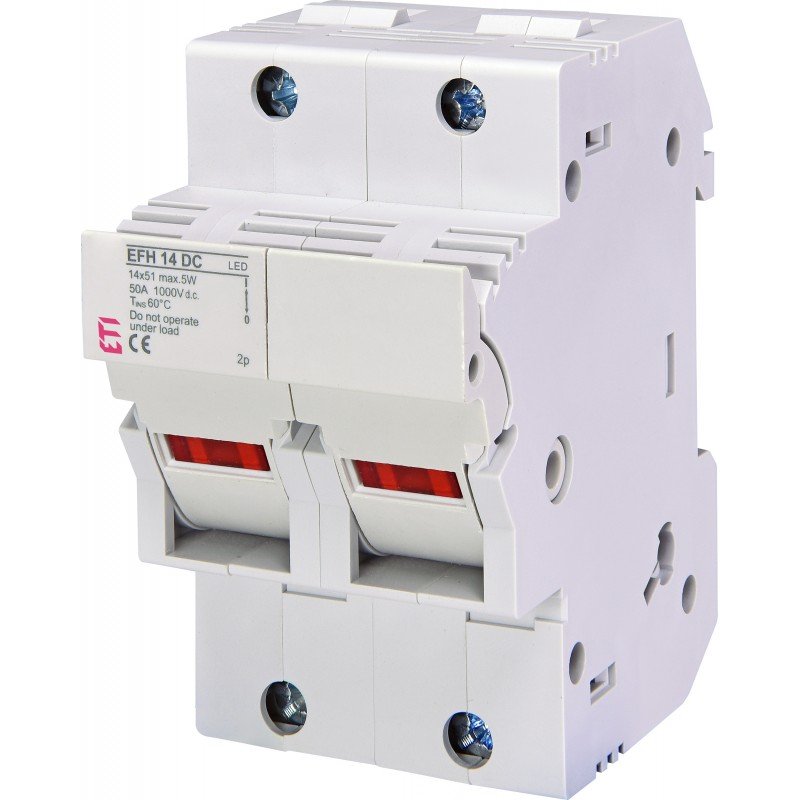 Корпус запобіжника EFH 14 DC 2p LED 002560213
