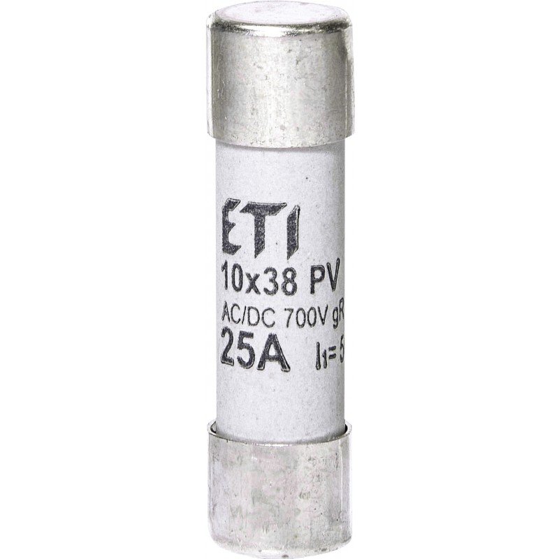 Плавка вставка (запобіжник) CH10x38 gR 25A/700V AC/DC 002625025