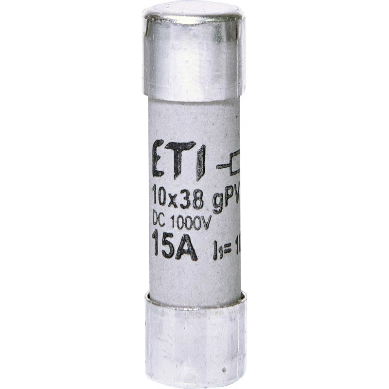Плавка вставка (запобіжник) CH10x38 gPV 15A 1000V UL 002625112