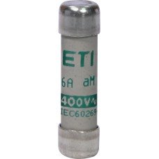 Плавка вставка (запобіжник) CH8x32 aM 6A/400V 002652003