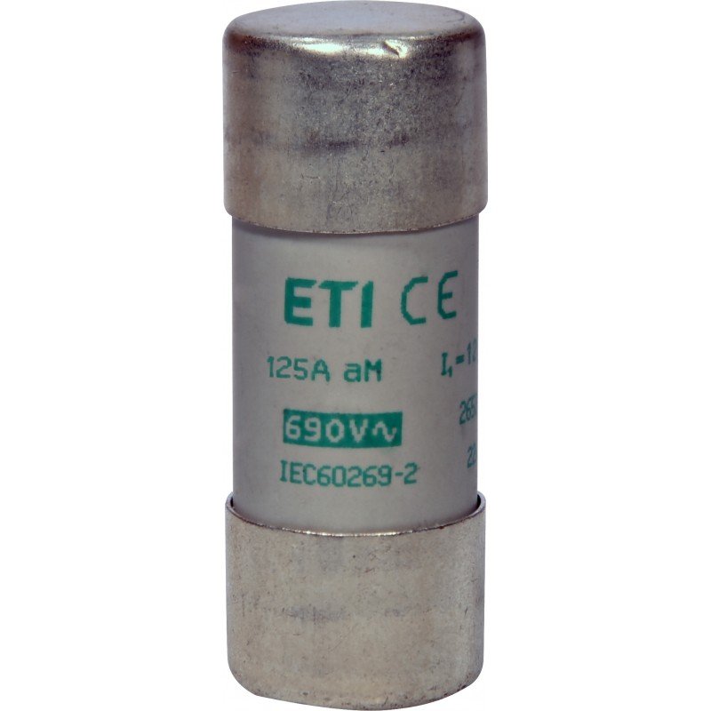 Плавка вставка (запобіжник) CH22x58 aM 125A/500V 002652053
