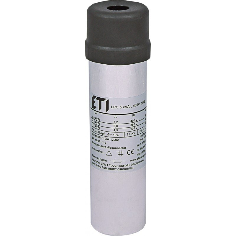 Конденсатор LPC 5 kVAr, 400V, 50Hz 004656705