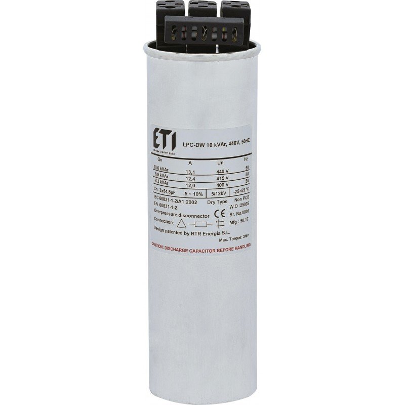 Конденсатор LPC-DW 10 kVAr, 440V, 50HZ 004656859