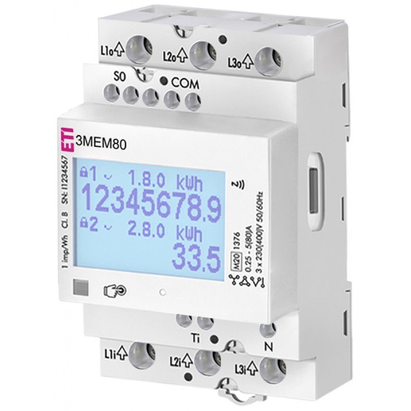 Лічильник енергії 3MEM80-BMB-MID 004657212