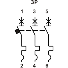 Автоматичний вимикач FMC3/3U 3P 25A 50kA (3-5In)