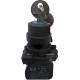 Вимикач кнопковий пластиковий FP FP5-AG03 2NO (чорний)