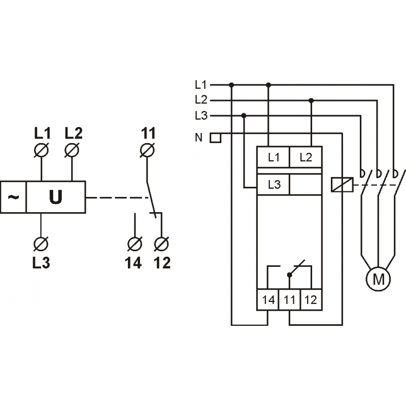 Реле контролю напруги FRV13 2 3x208-480VAC