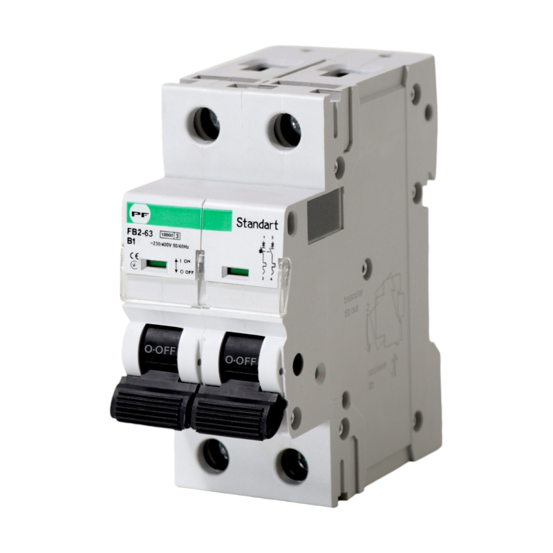 Автоматичний вимикач FB2-63 2P B 1A 10kA STANDART