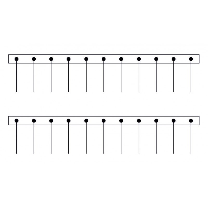 Шина нульова в корпусі BTF211 2P 125A 2x11 690V