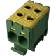 Клема FT1035G 2P,Cu:2.5-35 / Al:2.5-35 2.5-35мм2, жовто-зелена