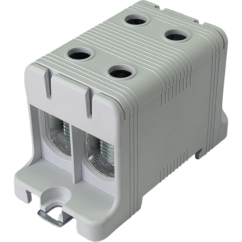 Клема FT1095F 2P,Cu:16-95 / Al:16-95 16-95мм2, сіра