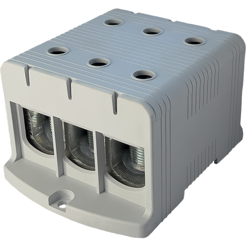 Клема FT1240F 3P,Cu:35-240 / Al:35-240 35-150мм2, сіра
