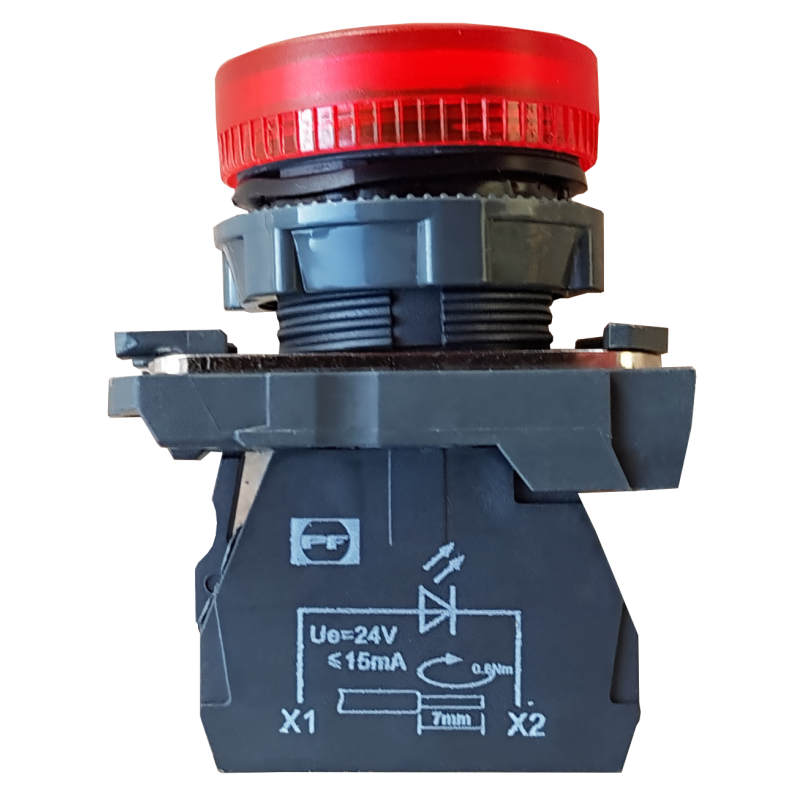 Control Lamp (M-Typ) Led Fplm Red 230V 22Mm Ac/Dc
