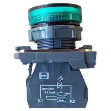 Control Lamp (M-Typ) Led Fplm Green 230V 22Mm Ac/Dc