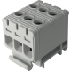 Клема FT1016F 3P, Cu:1.5-16/Al:1.5-16 мм2, сіра