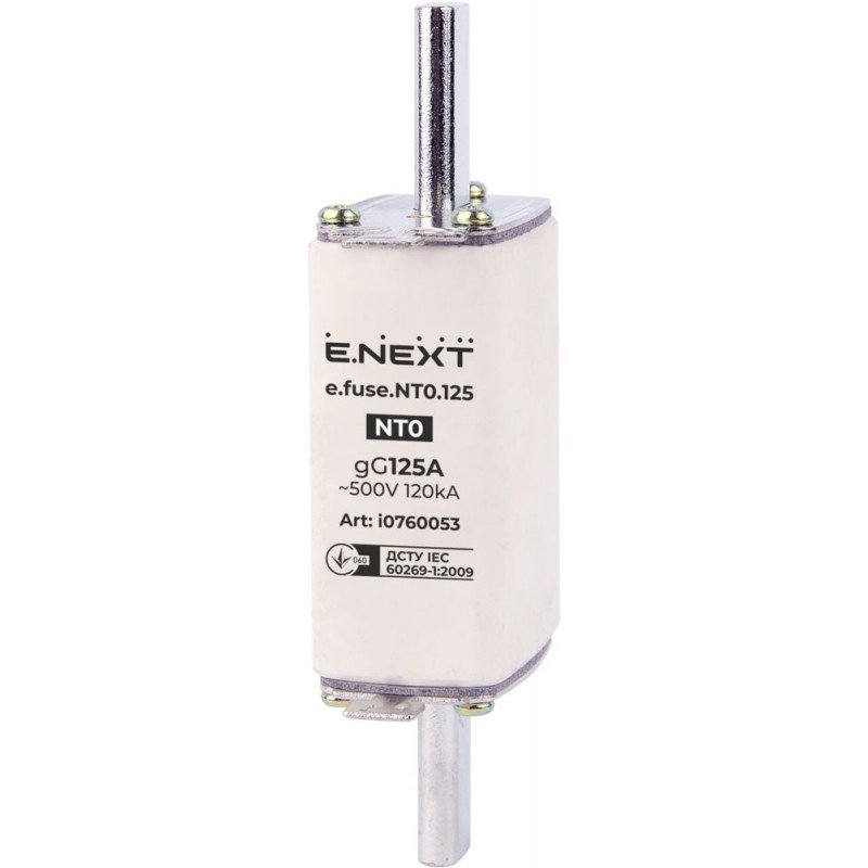 Запобіжник плавкий e.fuse.NT0.125, габарит 0, 125А