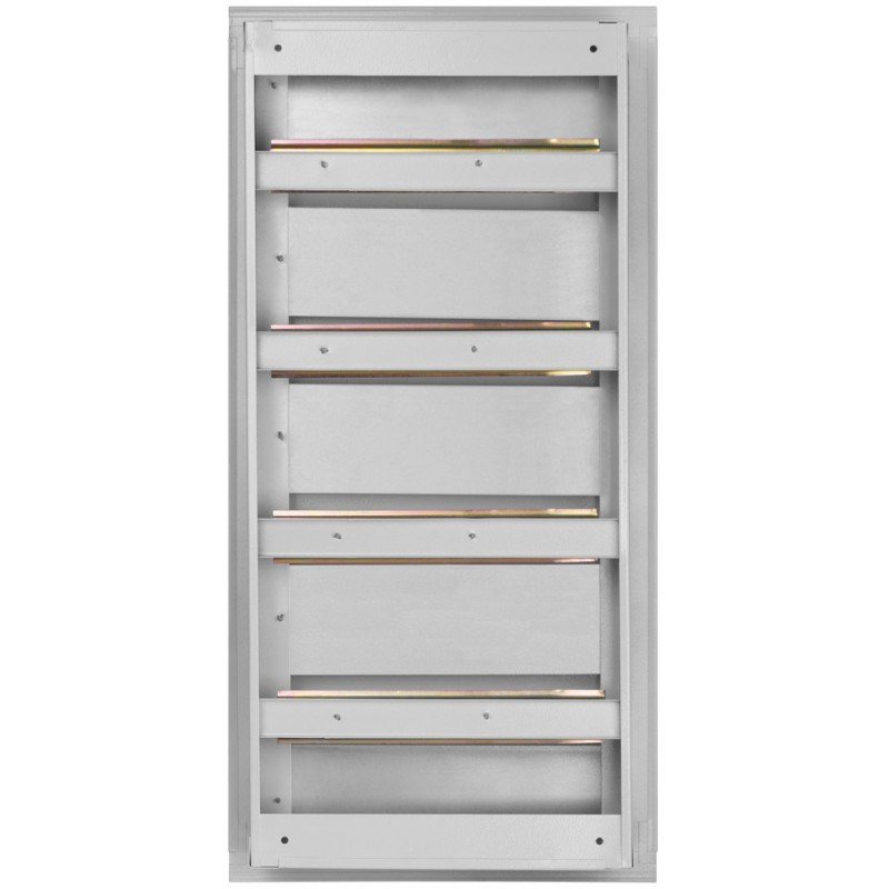 Корпус e.mbox.stand.w.48.z металевий, під 48 мод., що вбудовується, з замком