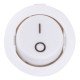 Перемикач клавішний e.switch.key.06, 2 pin, білий
