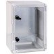 Корпус удароміцний з АБС-пластика e.plbox.250.330.130.tr, 250х330х130мм, IP65 з прозорими дверцятами