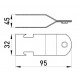 Затискач профілю монтажного e.industrial.strut.clamp.1-1/2" для труб 1-1/2"