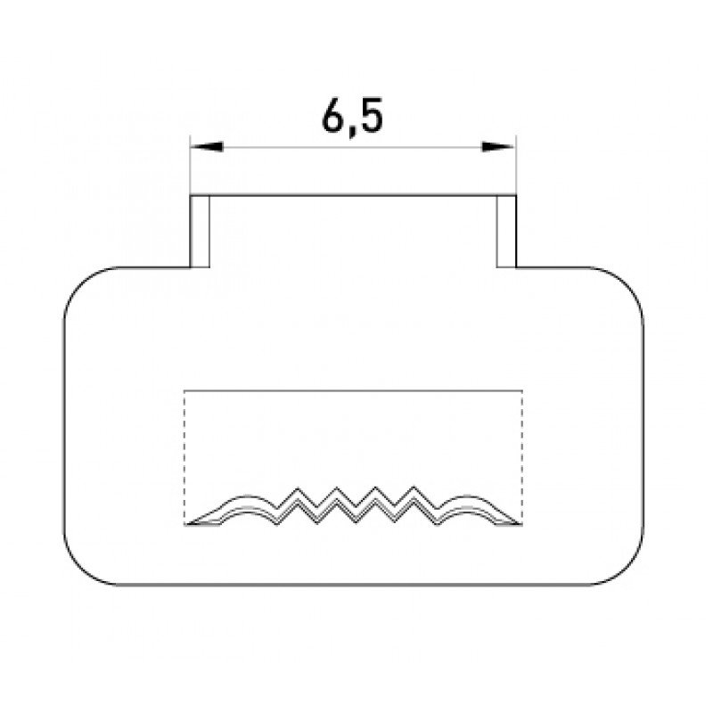 Сталева скріпа e.steel.fastener.pro.6,5