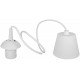 Світильник підвісний e.save.pendant.p11.е27.white, під енергозберігаючу лампу Е27, 1м, білий