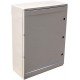 Корпус удароміцний з АБС-пластика e.plbox.500.700.245.88m.blank, 500х700х245мм, IP65 з панеллю під 88 модулів