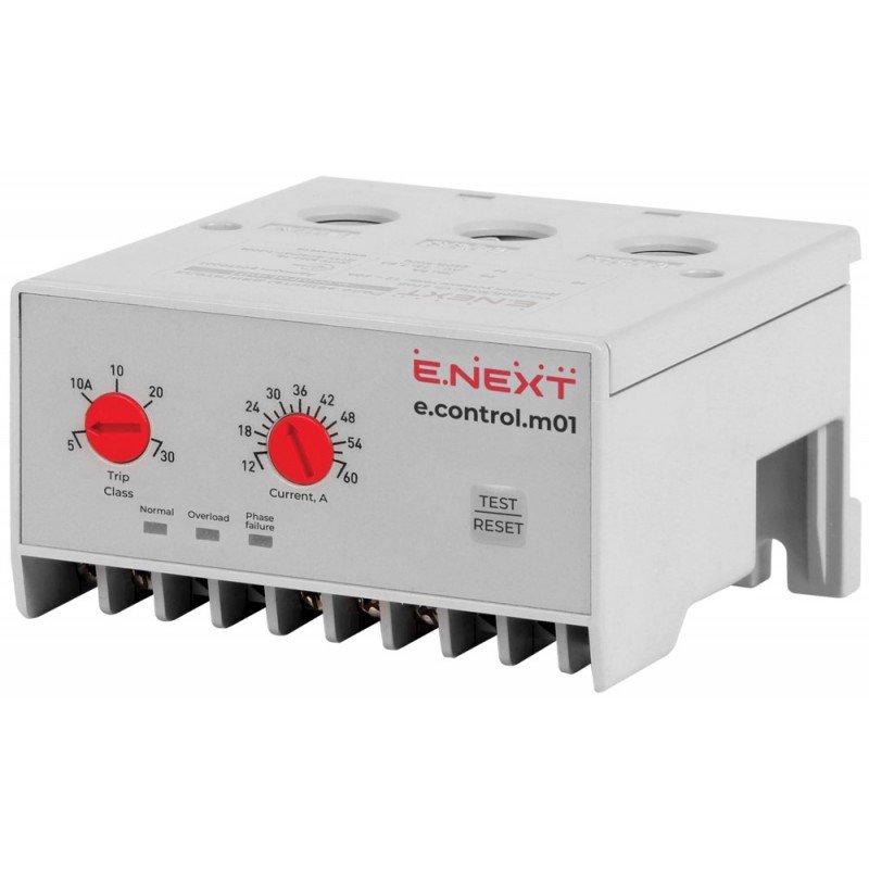 Реле захисту двигуна e.control.m01, 12-60А
