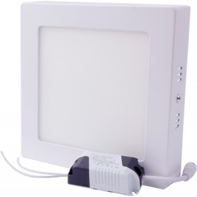Світильник світлодіодний накладний e.LED.MP.Square.S.12.4500. квадрат, 12Вт, 4500К, 840Лм