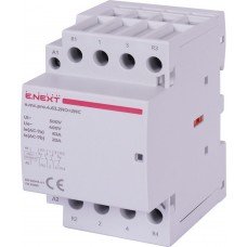 Модульний контактор e.mc.pro.4.63.2NO+2NC, 4р, 63А, 2NO+2NC, 220В