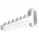 Дюбель - ялинка 10 mm для плоского проводу e.metiz.dowel.flat.fir.10, 100 шт.