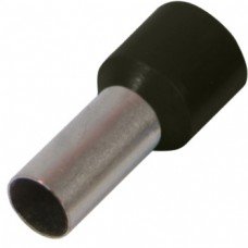 Ізольований наконечник втулковий e.terminal.stand.e2508.black 2,5 кв.мм, чорний