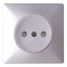 Панель e.lux.12211L.pn.aluminium до розетки без з/к "алюміній"