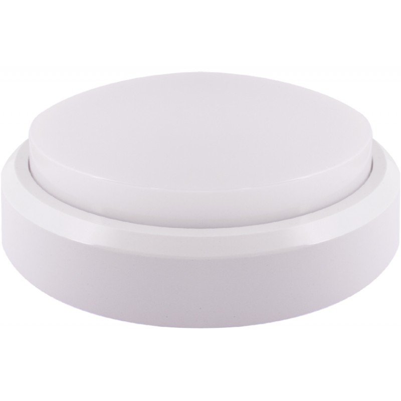 Світильник світлодіодний вологозахищений e.LED.rondo.8.4500.white, 8Вт, 4500К, IP54, білий