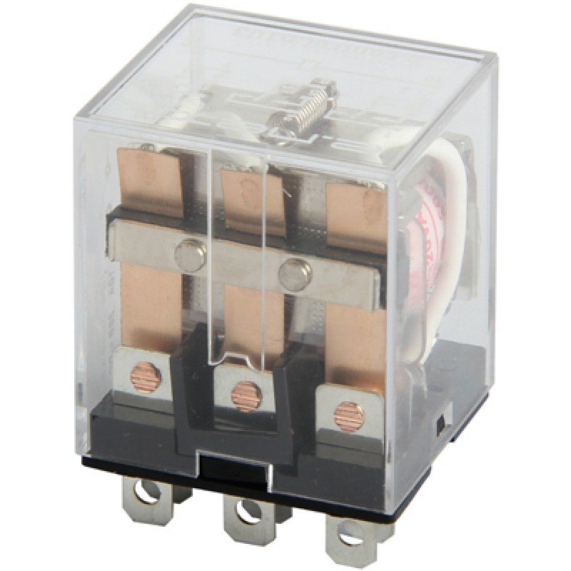 Реле проміжне e.control.p1034 10А, 3 групи контактів, котушка 24В АC