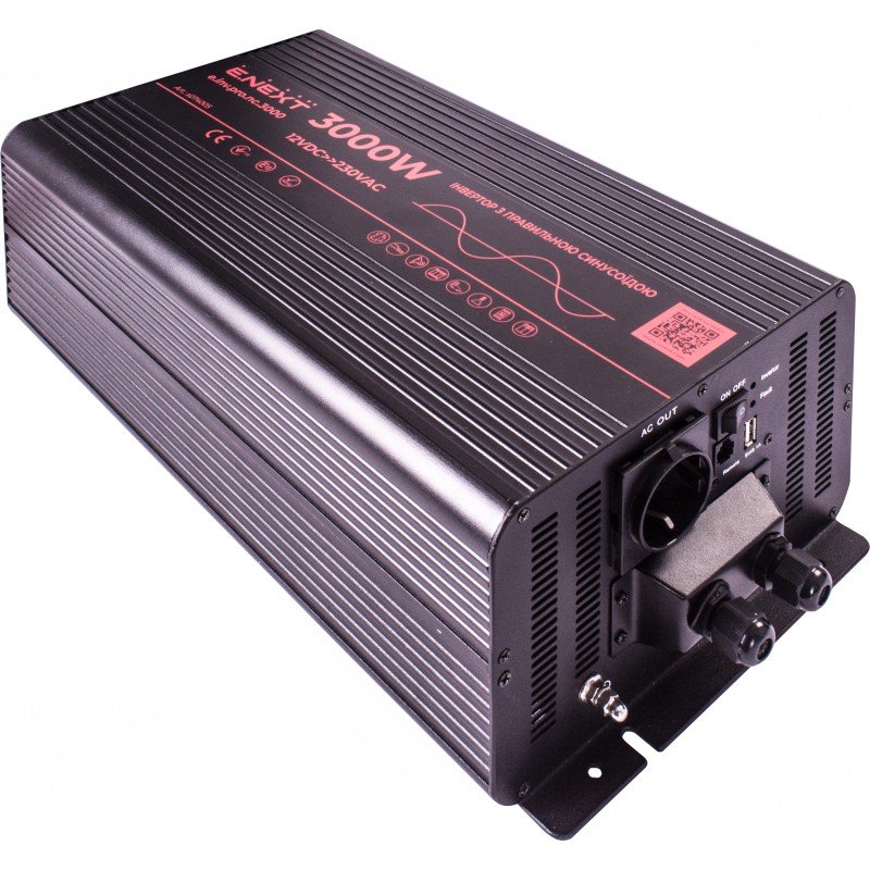 Інвертор e.inv.pro.nc.3000 12/220В 3000Вт, чистий синус