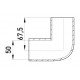 Кутовий з'єднувач e.pipe.angle.stand.50 для труб d50мм