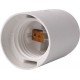 Патрон пластиковий e.lamp socket.E27.pl.white, Е27, білий