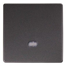 Кнопка e.lux.11651L.pn.anthracite одинарна "антрацит" з підсвіткою