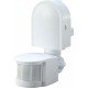 Датчик руху інфрачервоний e.sensor.pir.10F.white(білий), 180°, IP44