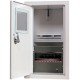 Корпус e.mbox.stand.w.f1.08.z металевий, під 1-ф. лічильник, 8 мод., що вбудовується, з замком