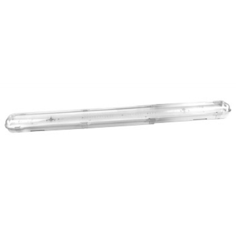 Світильник з призматичним плафоном e.lum.cpw.2.58.eco.empty, 2x58W IP65 без ПРА