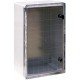 Корпус удароміцний з АБС-пластика e.plbox.500.600.220.tr, 500х600х220мм, IP65 з прозорими дверцятами