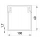 Короб пластиковий e.trunking.stand.100.60, 100х60мм, 2м